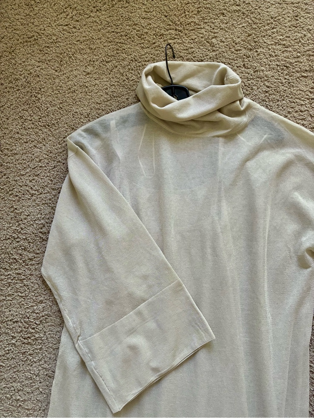 ZARA LONG COMBINATION DRESS
/ Light Taupe Cowl Neck Maxi Dress - Picture 3 of 7